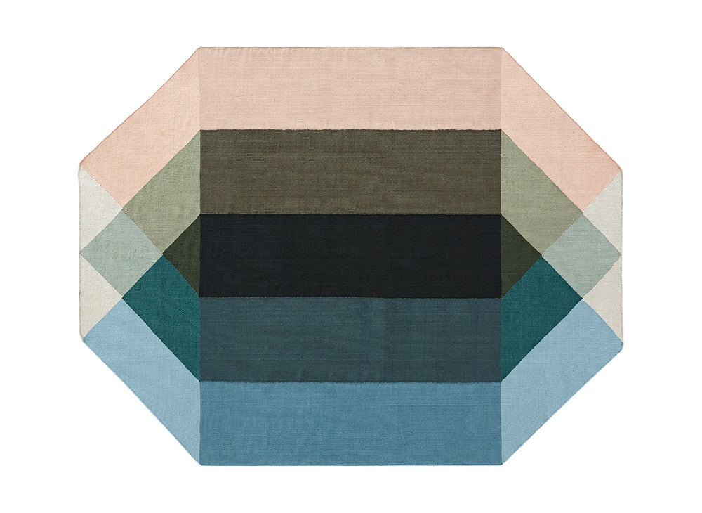 GAN DIAMOND Alfombra Exterior Nude-Petrol