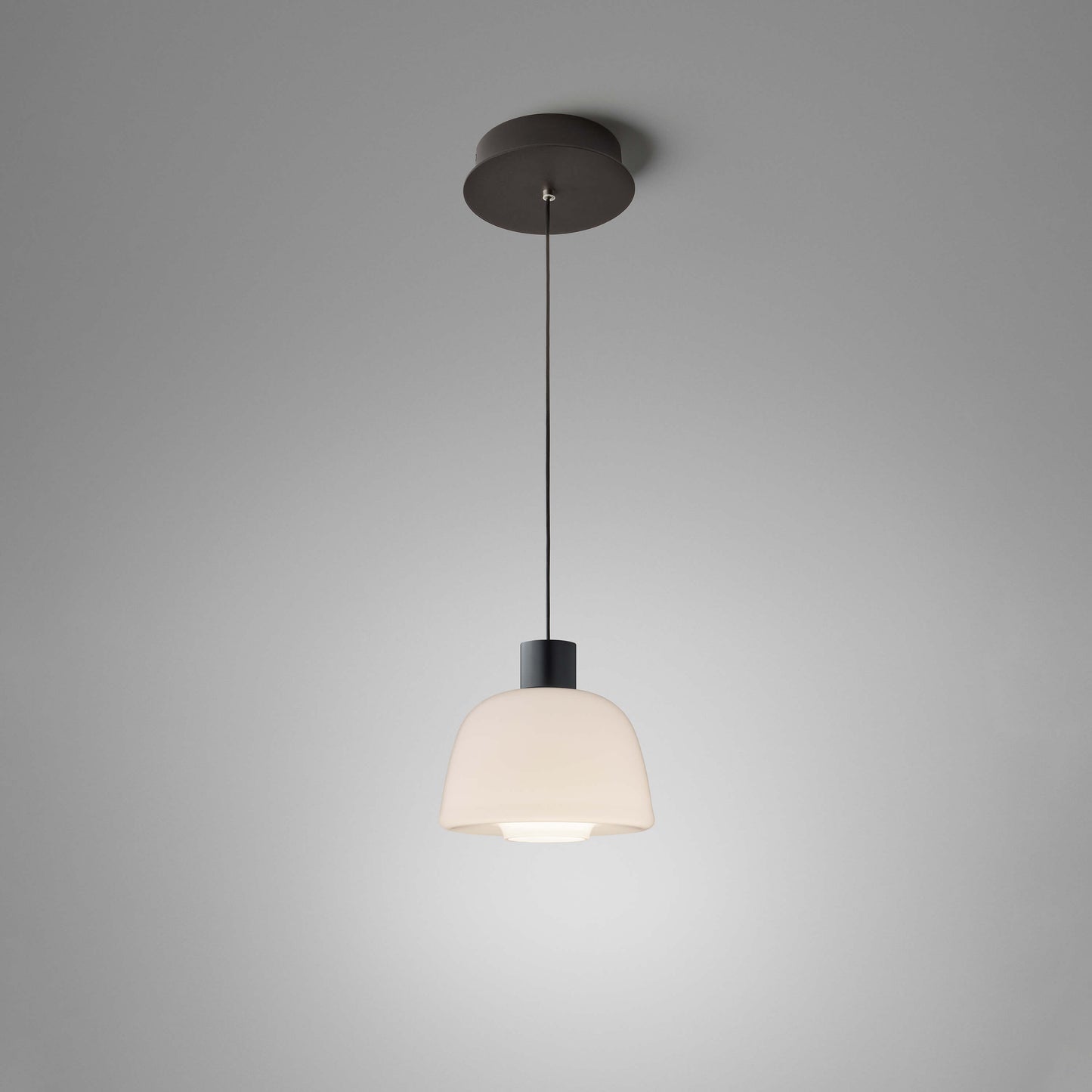 Lámpara colgante Drep S/01L Bover con pantalla Blanco Opal
