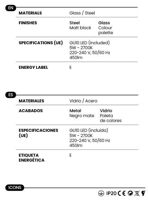 Plano técnico acotado y medidas Lámpara Colgante Óvalo C1234 Aromas