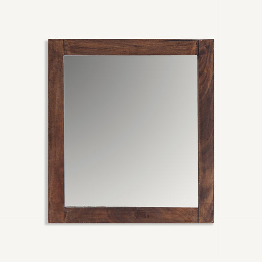 Espejo MEYRE de VICAL — Madera Mahogany Envejecida 36×32 cm