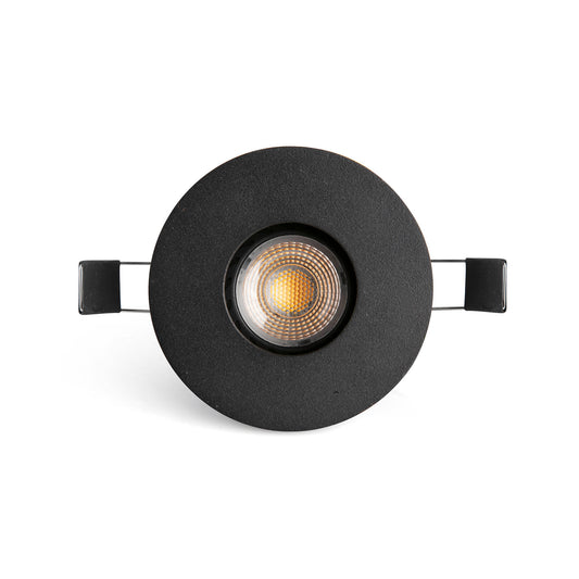 NIVA Pinhole IP20 fijo negro