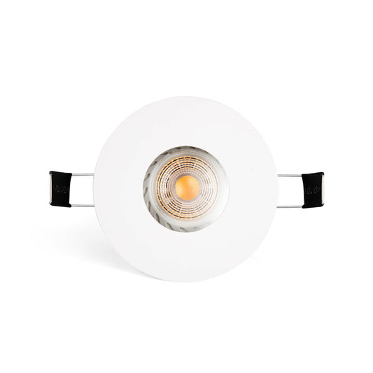 Downlight empotrable Faro NIVA IP65 fijo blanco