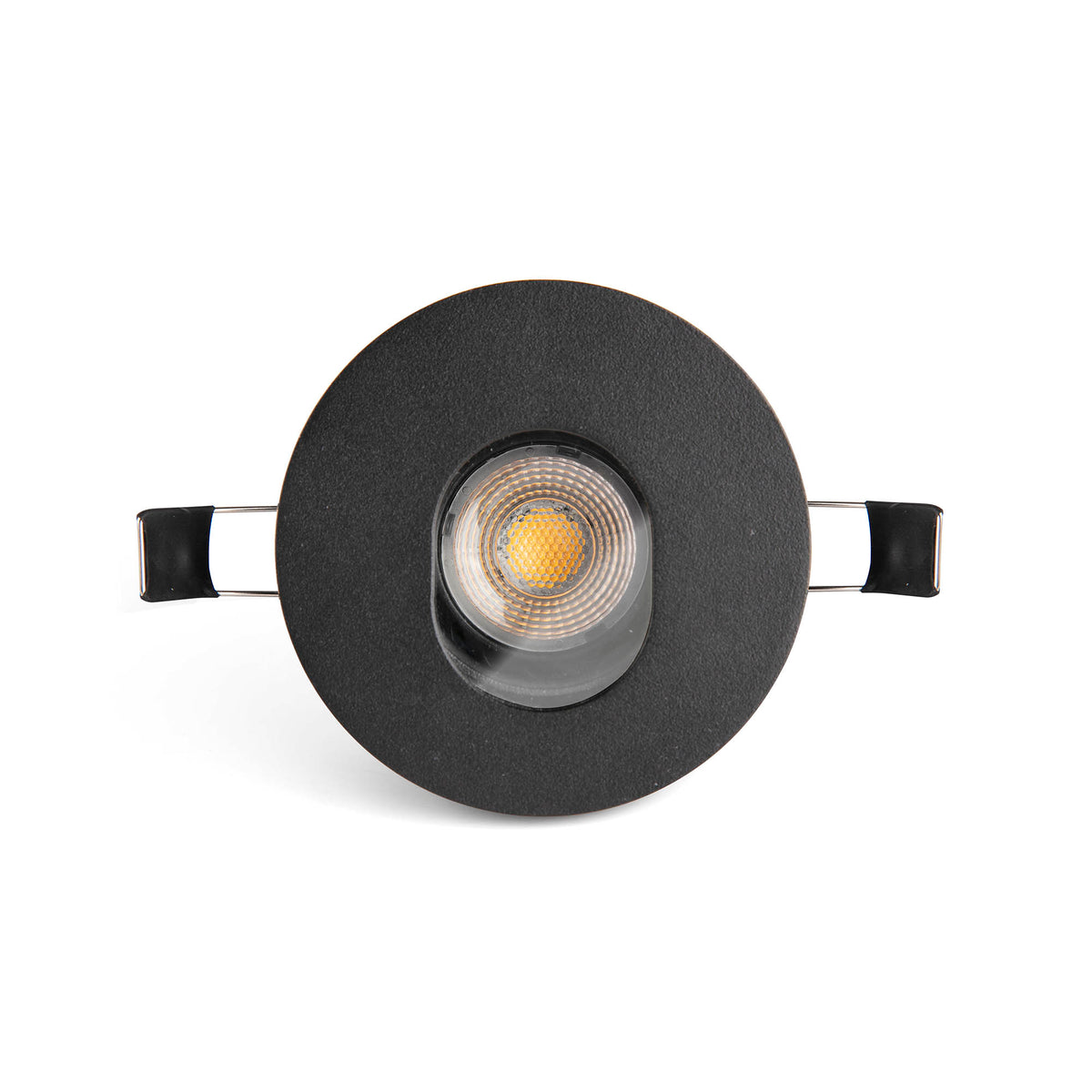 Downlight empotrable Faro NIVA IP65 orientable negro