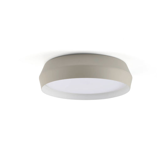 Aplique y plafón LED Faro Shoku 350 gris claro y blanco opal, referencia 64280, imagen principal