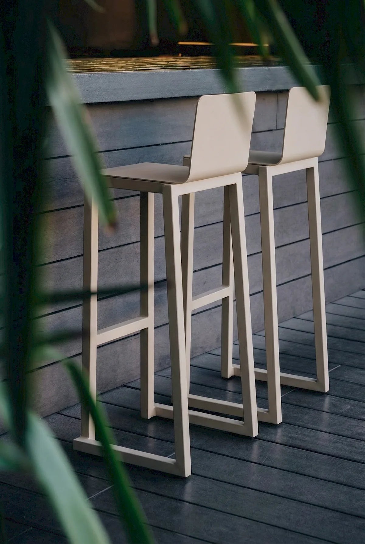 Taburete Barcino Resol | Aluminio Interior Exterior