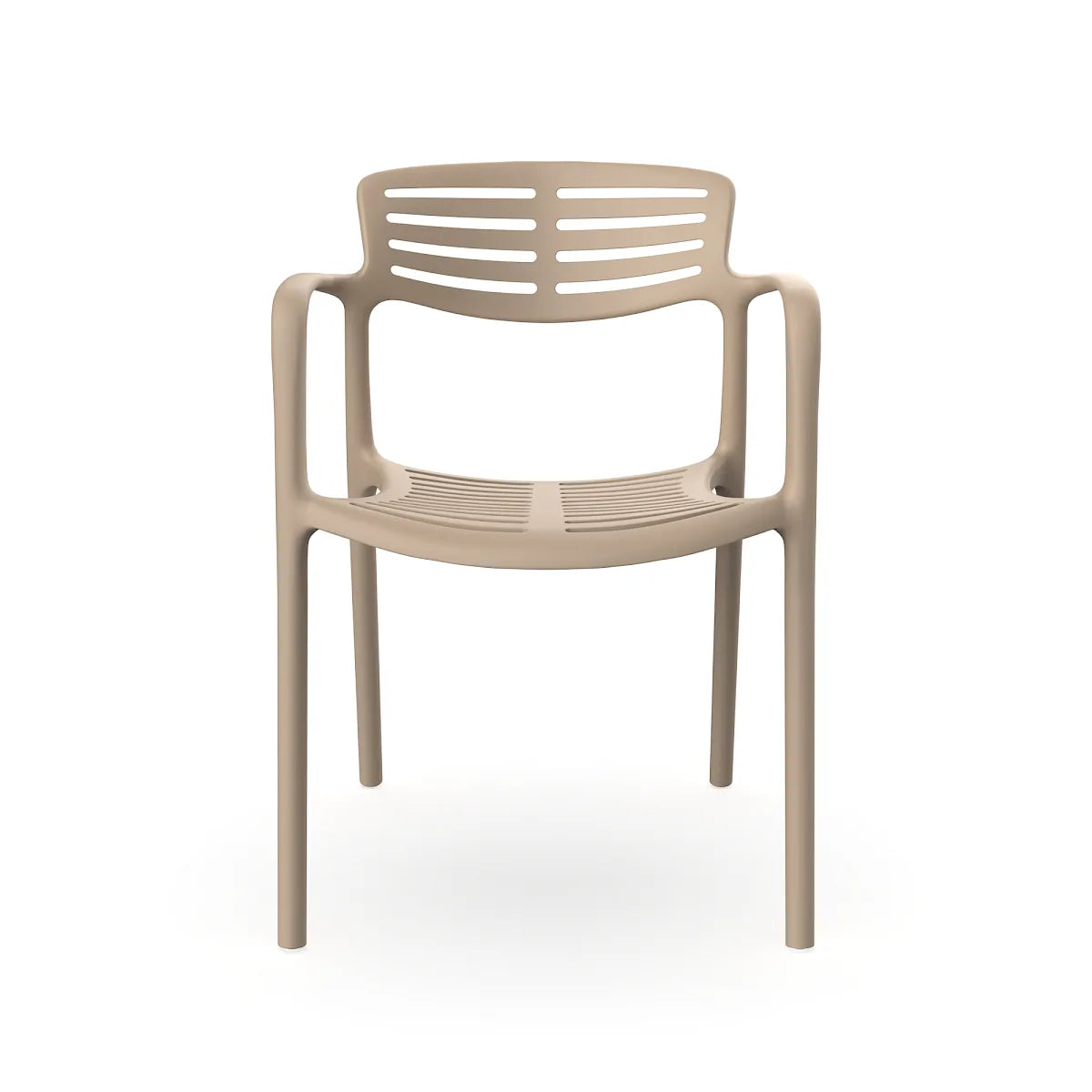 Silla Toledo Aire Resol color Duna arena para interior y exterior