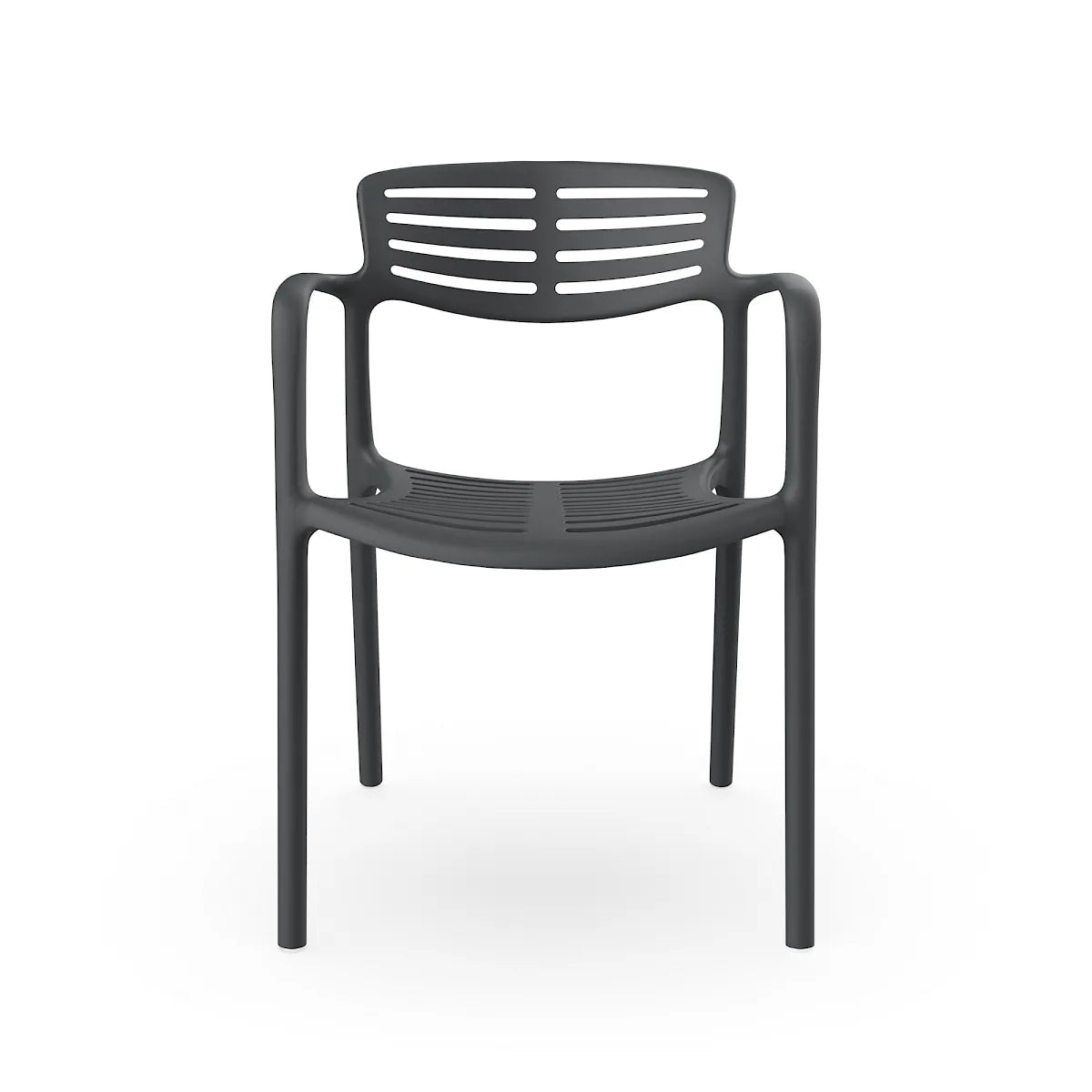 Silla Toledo Aire Resol color Roca gris para interior y exterior