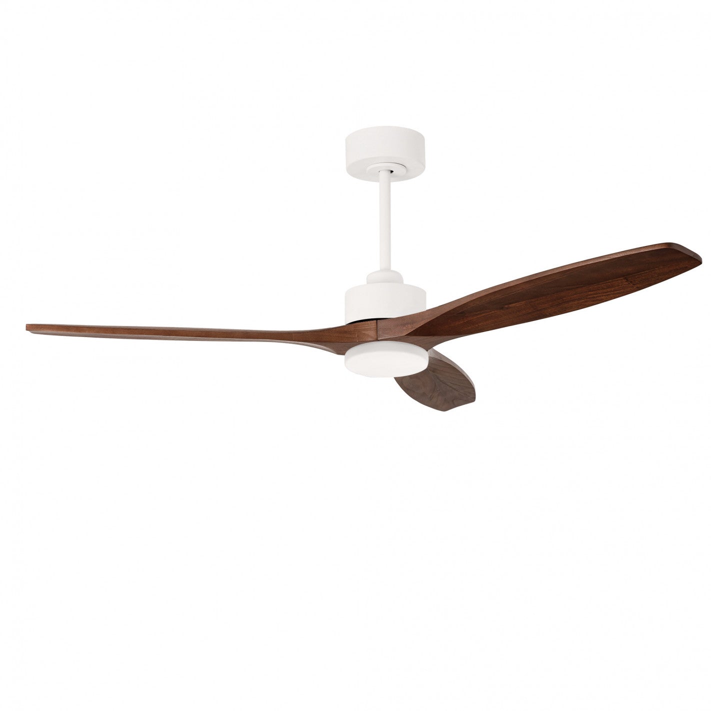 Ventilador Stem Evo 1220mm FORLIGHT blanco palas madera oscura