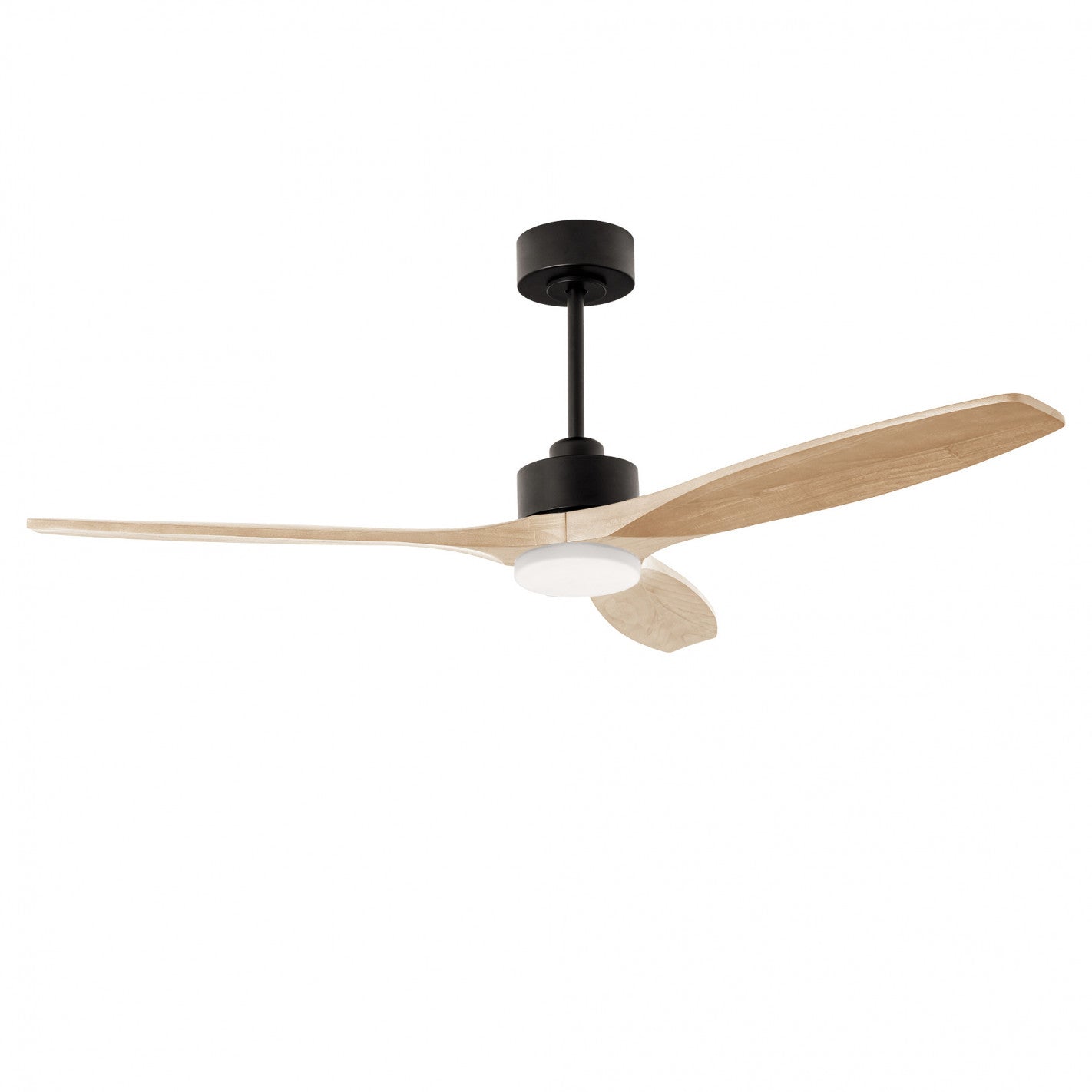 Ventilador Stem Evo 1220mm FORLIGHT negro palas madera clara