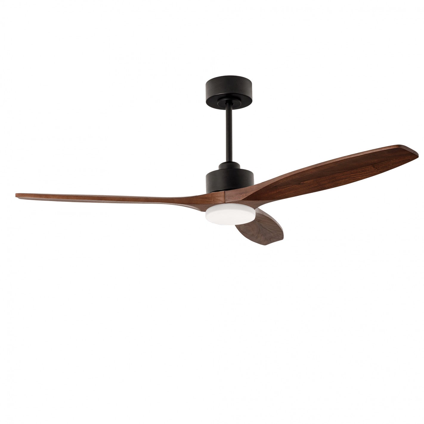 Ventilador Stem Evo 1220mm FORLIGHT negro palas madera oscura