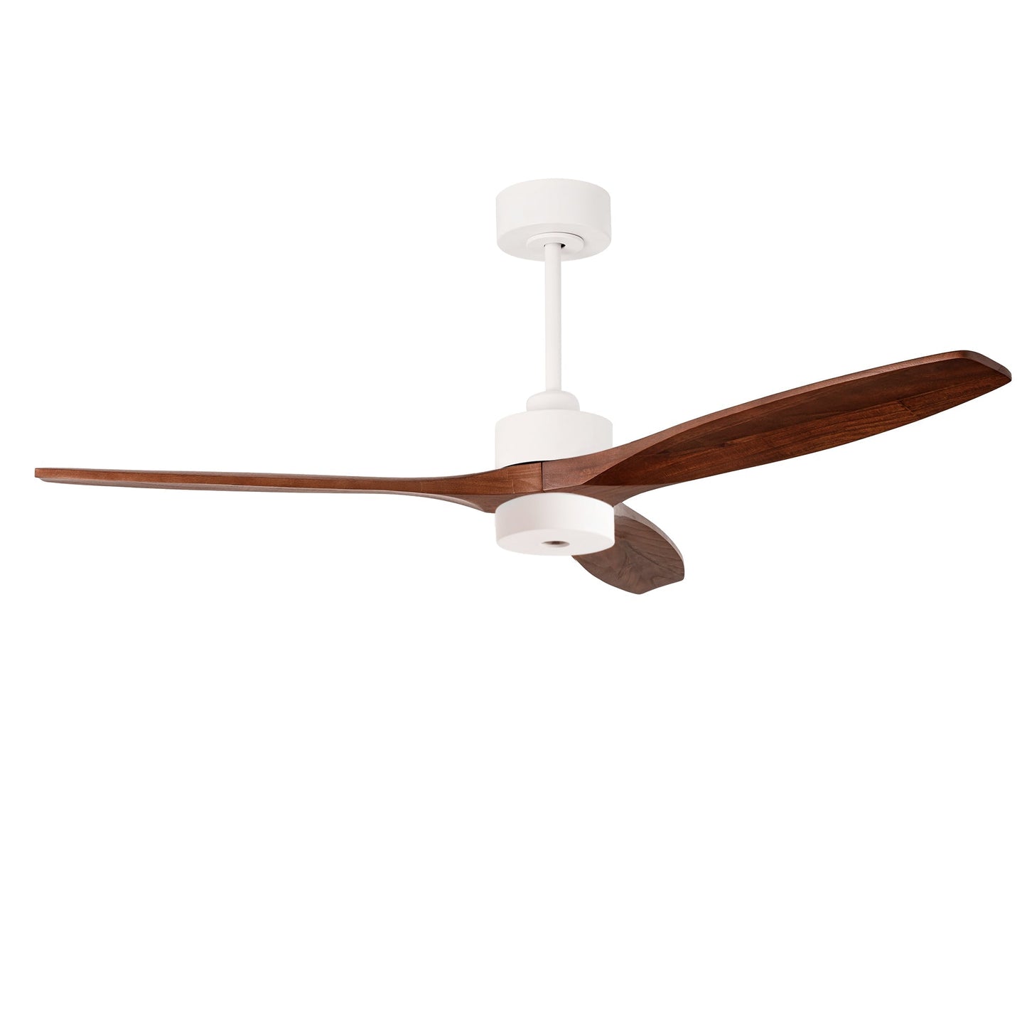 Ventilador Stem Evo 1220mm Play FORLIGHT blanco palas madera oscura