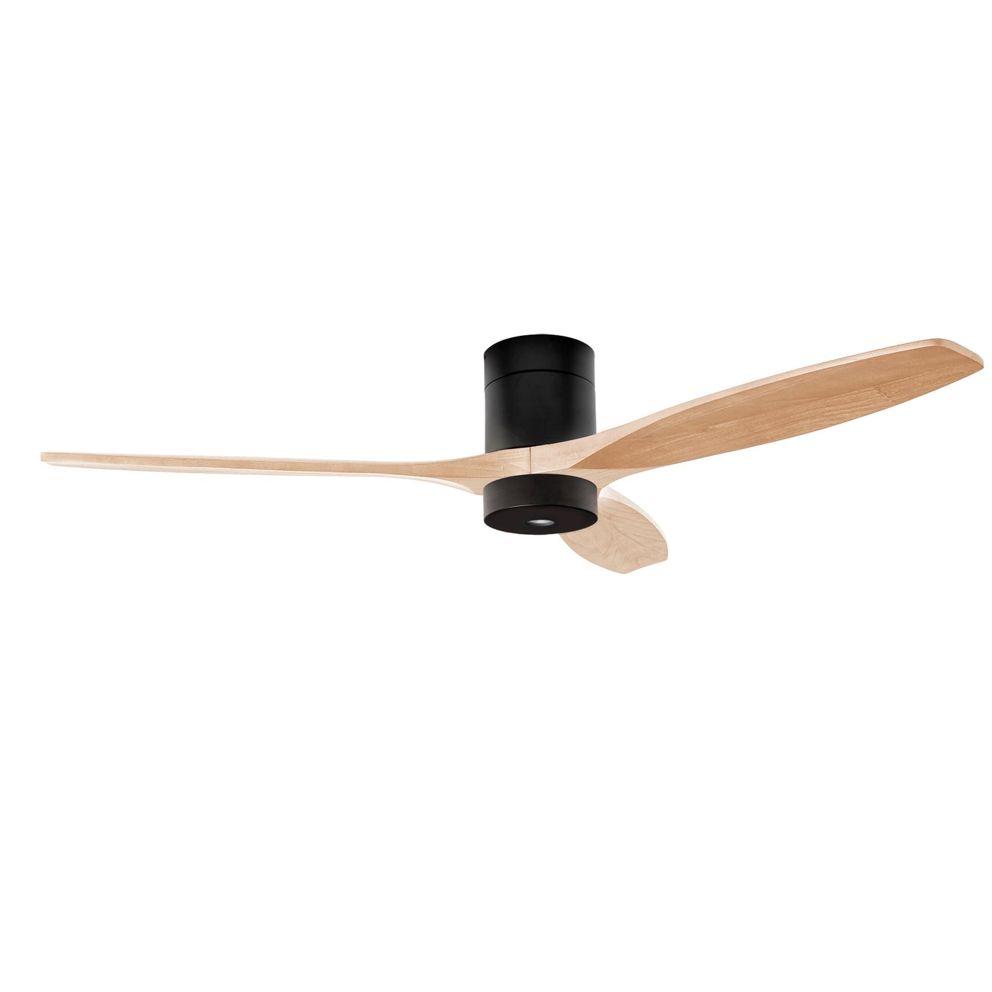 Ventilador Stem Evo 1220mm Tube Play FORLIGHT negro palas madera clara