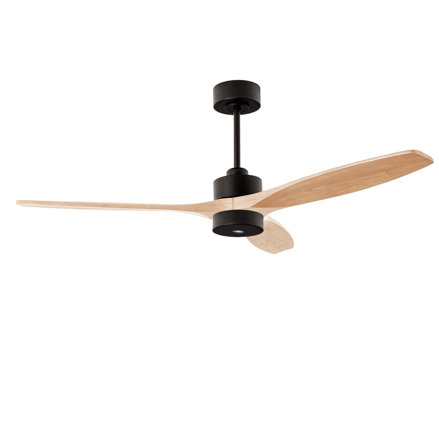 Ventilador Stem Evo 1320mm Play FORLIGHT negro palas madera clara