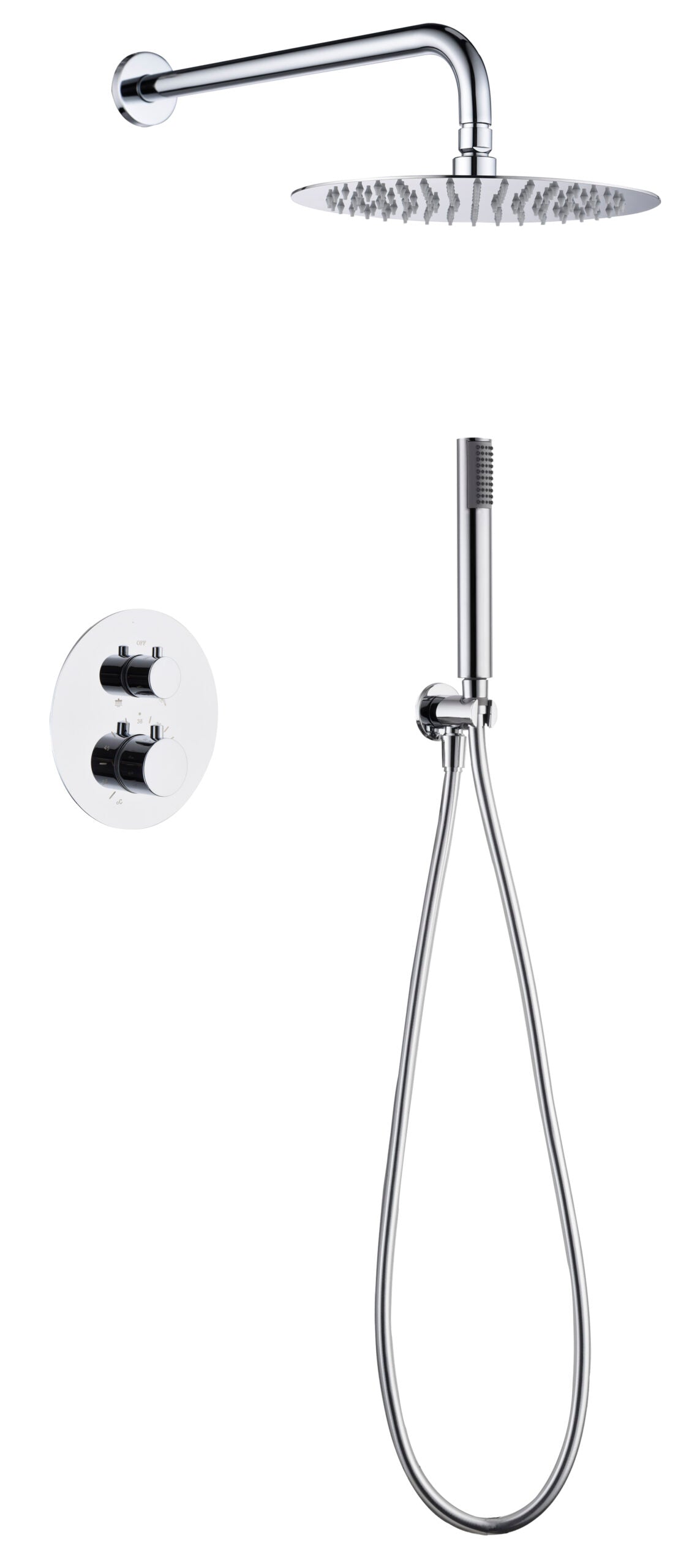 Conjunto Ducha IMEX LINE Cromo Brillo