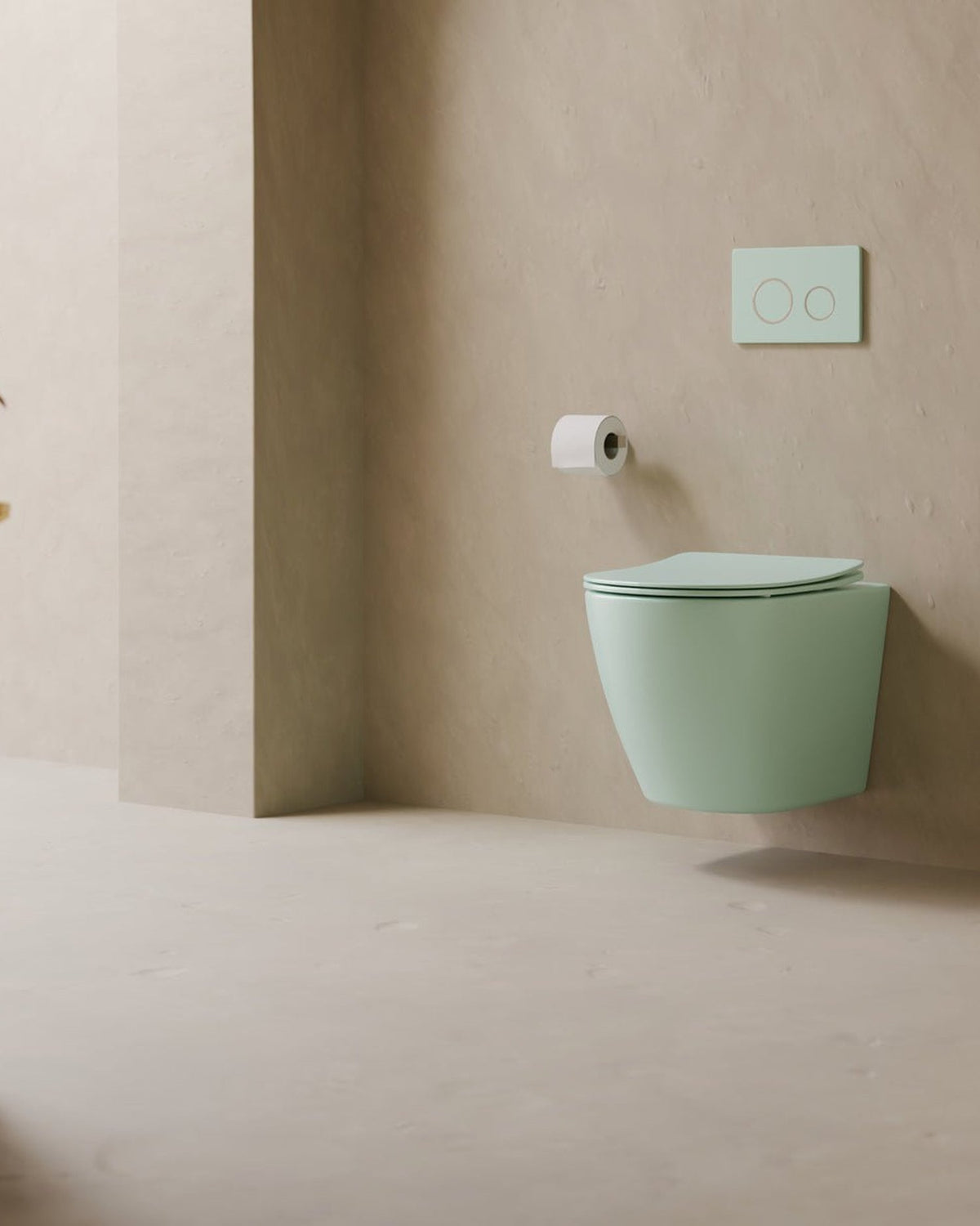Ambiente de la colección Nora Verde Menta — Fossil Natura