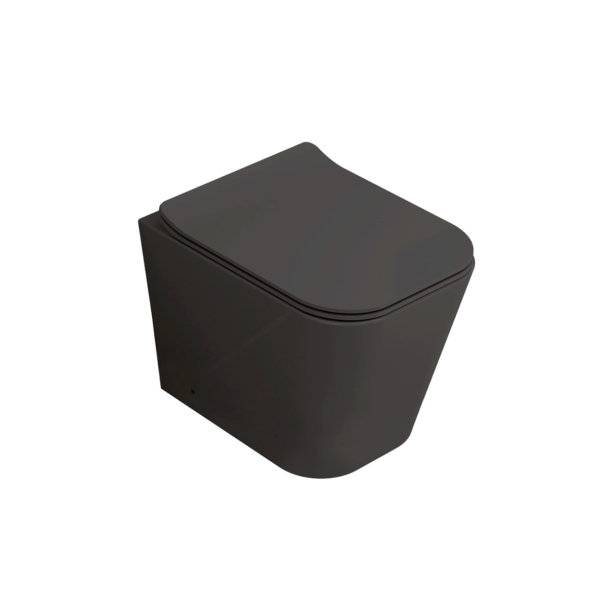 Inodoro compacto FLORENCIA — Negro Mate Fossil Natura