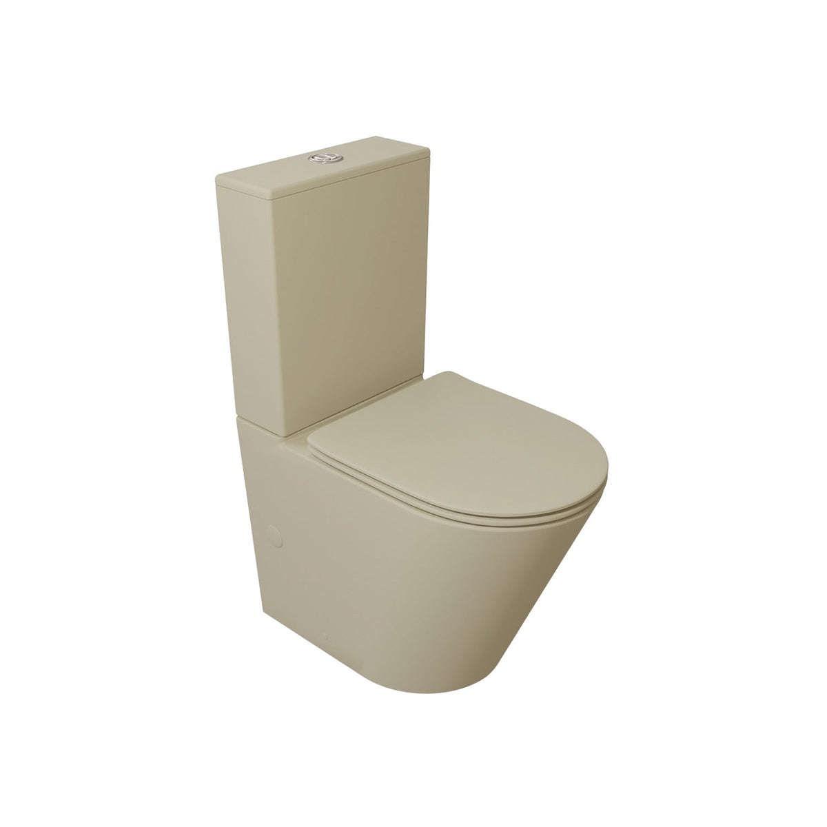 Inodoro de Tanque Bajo FRADES — Beige Fossil Natura