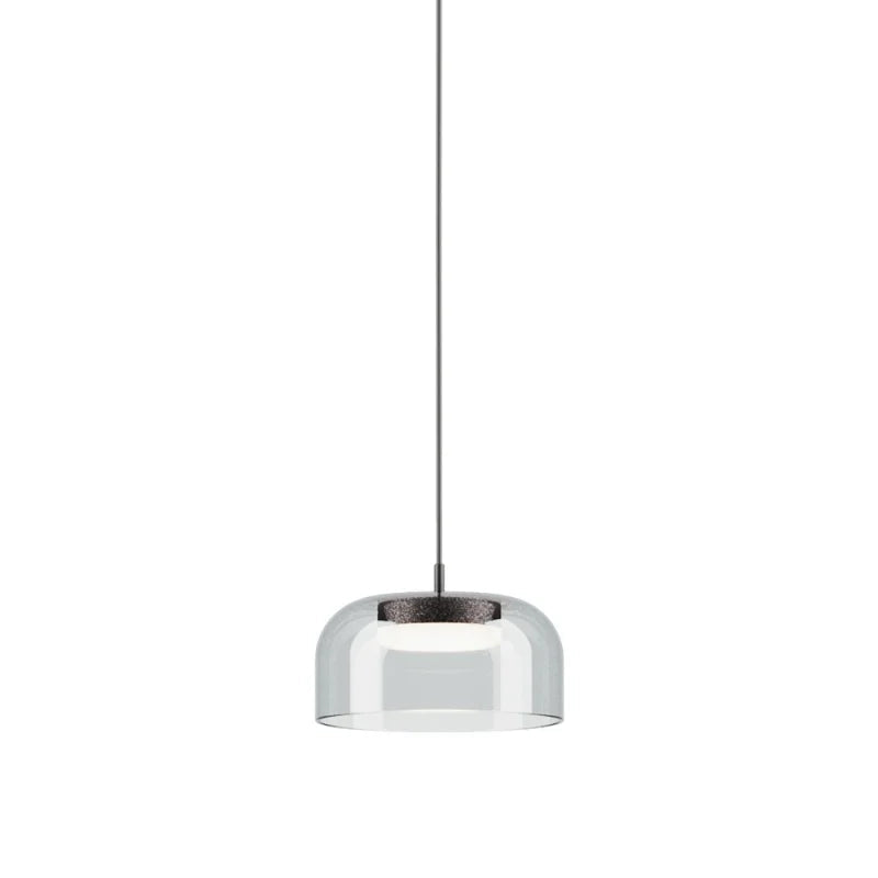Lámpara colgante Ipon C1316/1 Aromas del Campo con vidrio ahumado gris