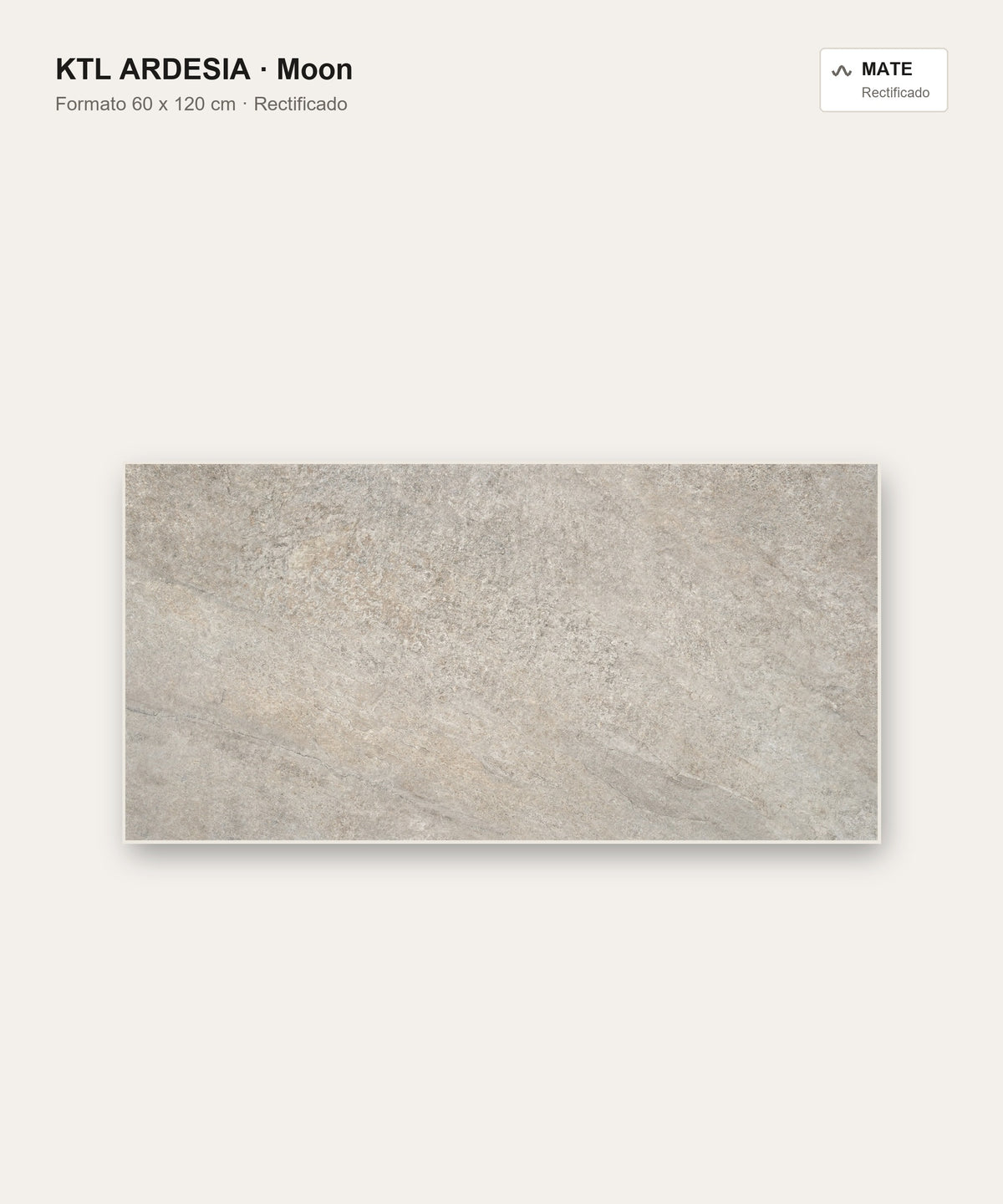KTL Ardesia Moon 60x120 cm porcelánico rectificado mate