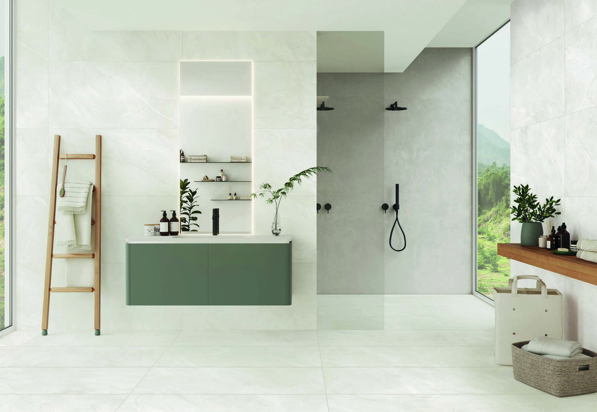 Ambiente KTL Riad White 60x120 cm, porcelánico esmaltado efecto mármol mate rectificado