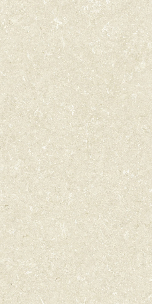 KTL Shellstone Ivory 60x120 cm, porcelánico efecto piedra lapado mate 3D rectificado