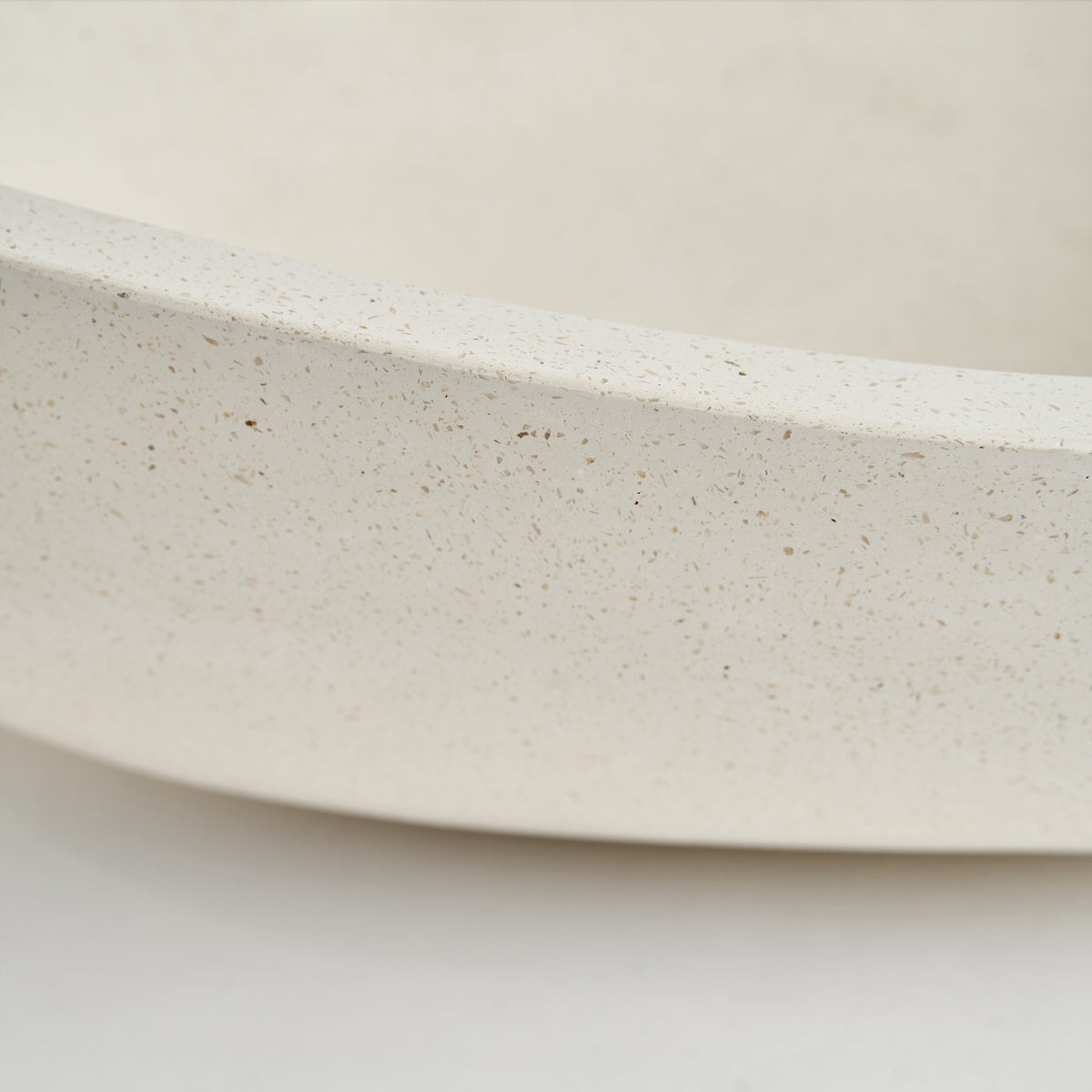 Lavabo Lussac VICAL terrazo blanco textura