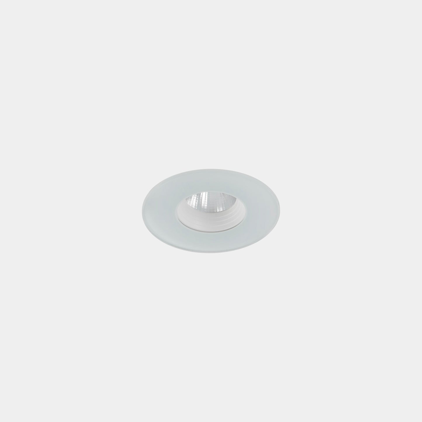 Downlight LEDS C4 Dako Fixed 80mm IP66 blanco para baño ducha y exterior