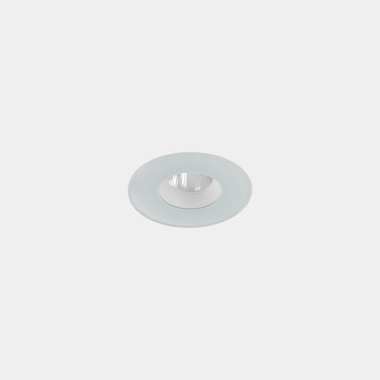 Downlight LEDS C4 Dako Fixed 80mm IP66 blanco para baño ducha y exterior