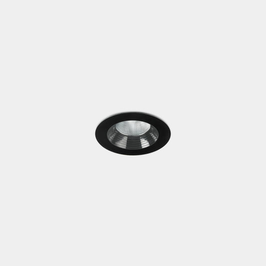 Downlight LEDS C4 Dako Fixed 80mm IP66 negro para baño ducha y exterior