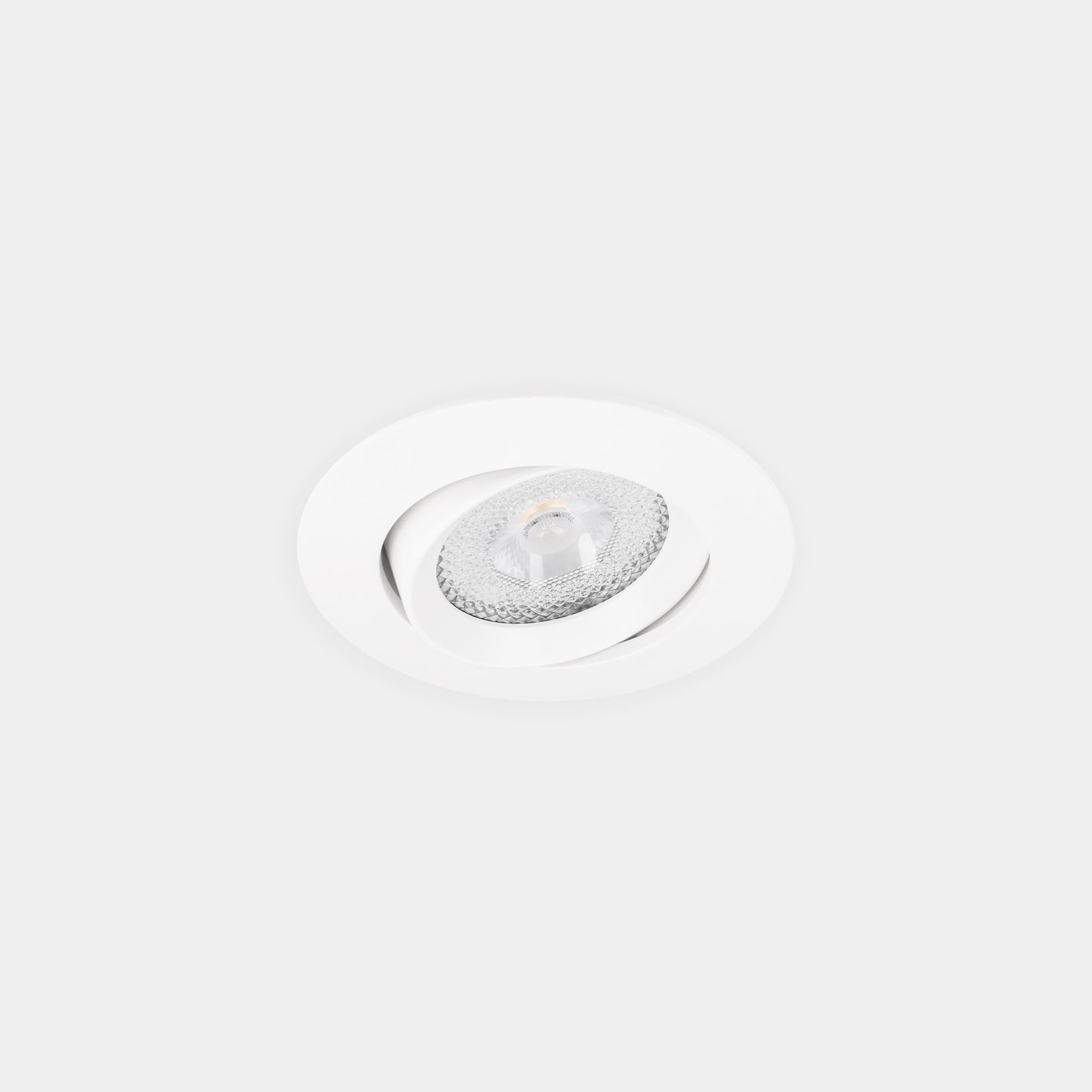 Downlight LEDS C4 Lite Flat Adjustable Ø80 blanco