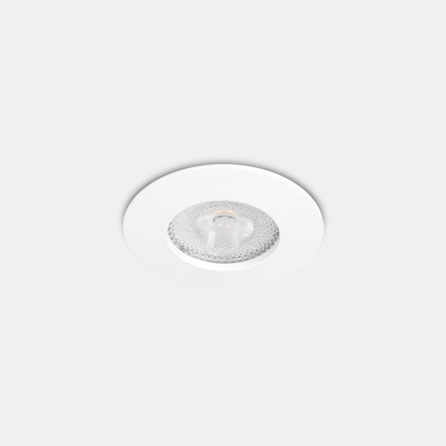 Downlight LEDS C4 Lite Flat Fix Ø70 blanco