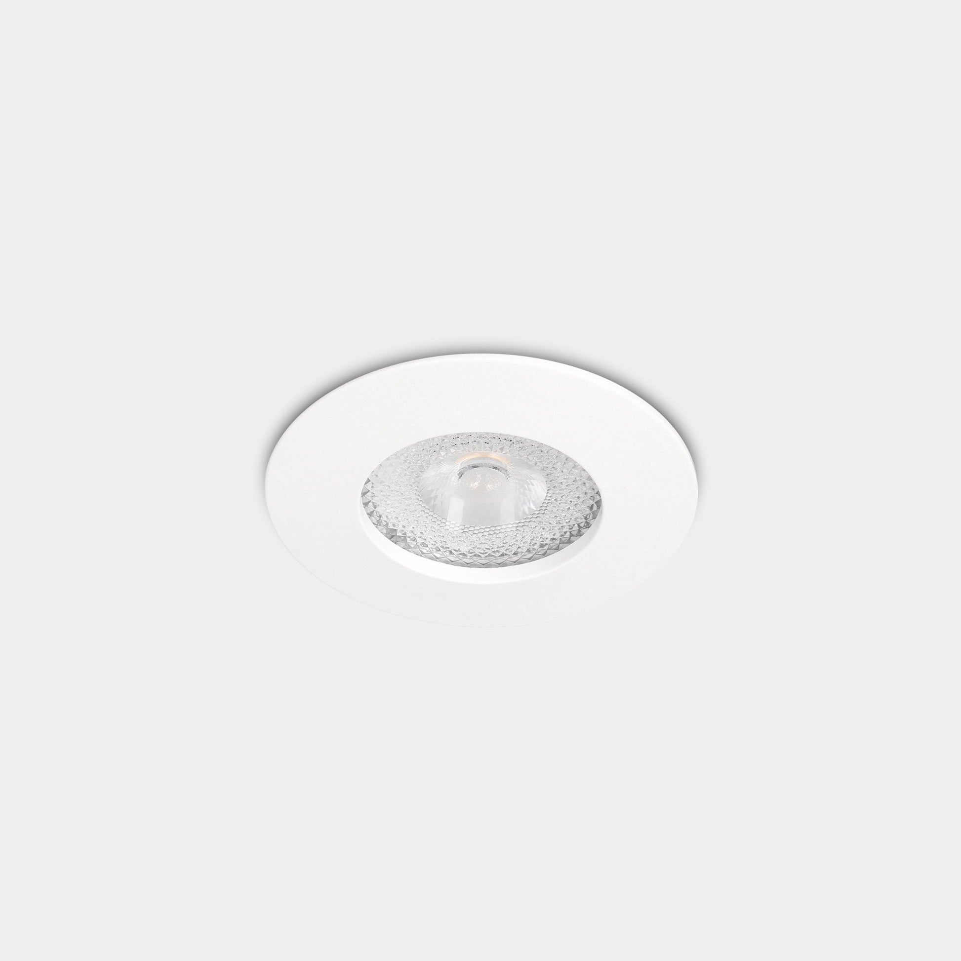 Downlight LEDS C4 Lite Flat Fix Ø70 blanco