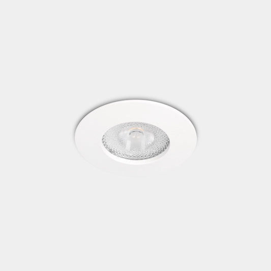 Downlight LEDS C4 Lite Flat Fix Ø70 blanco