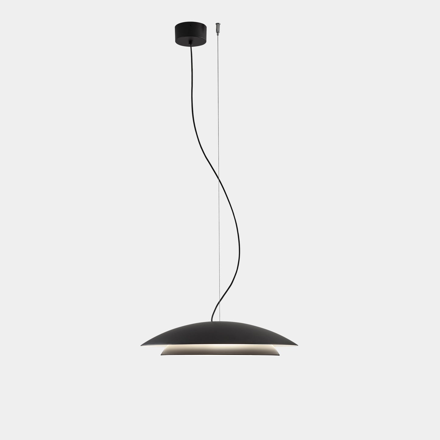 Lámpara colgante LED Noway Big LEDS C4 en acabado negro