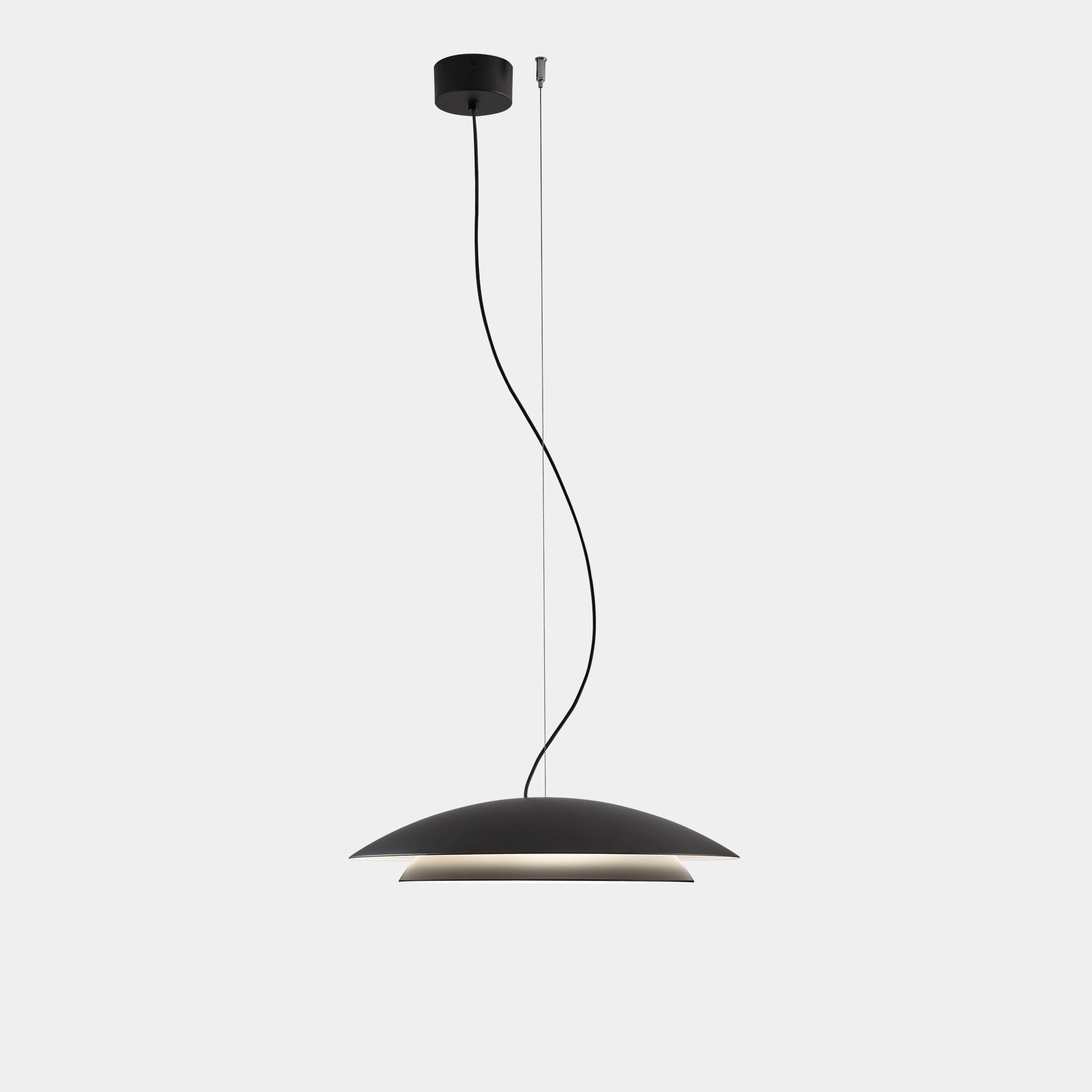 Lámpara colgante LED Noway Big LEDS C4 en acabado negro