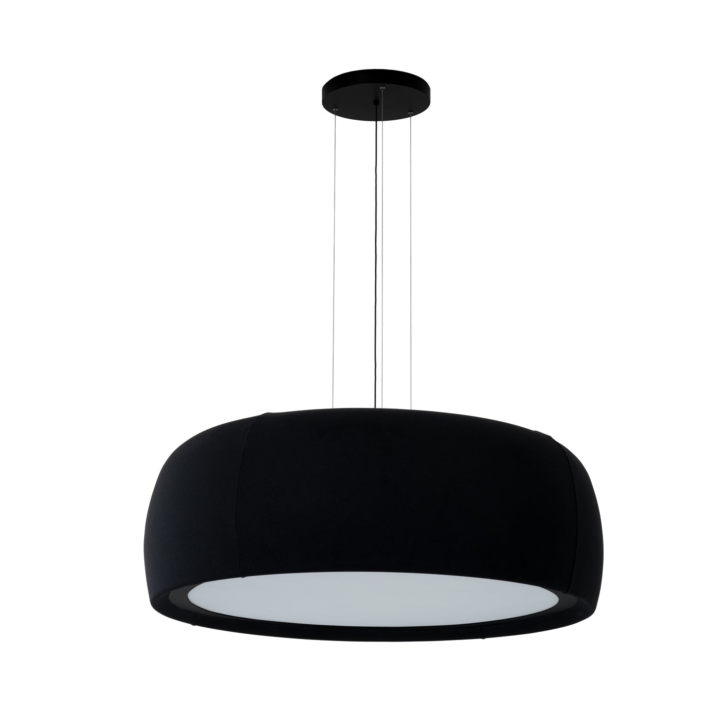 Gong Ø1000 Microprisma - Negro / tejido negro