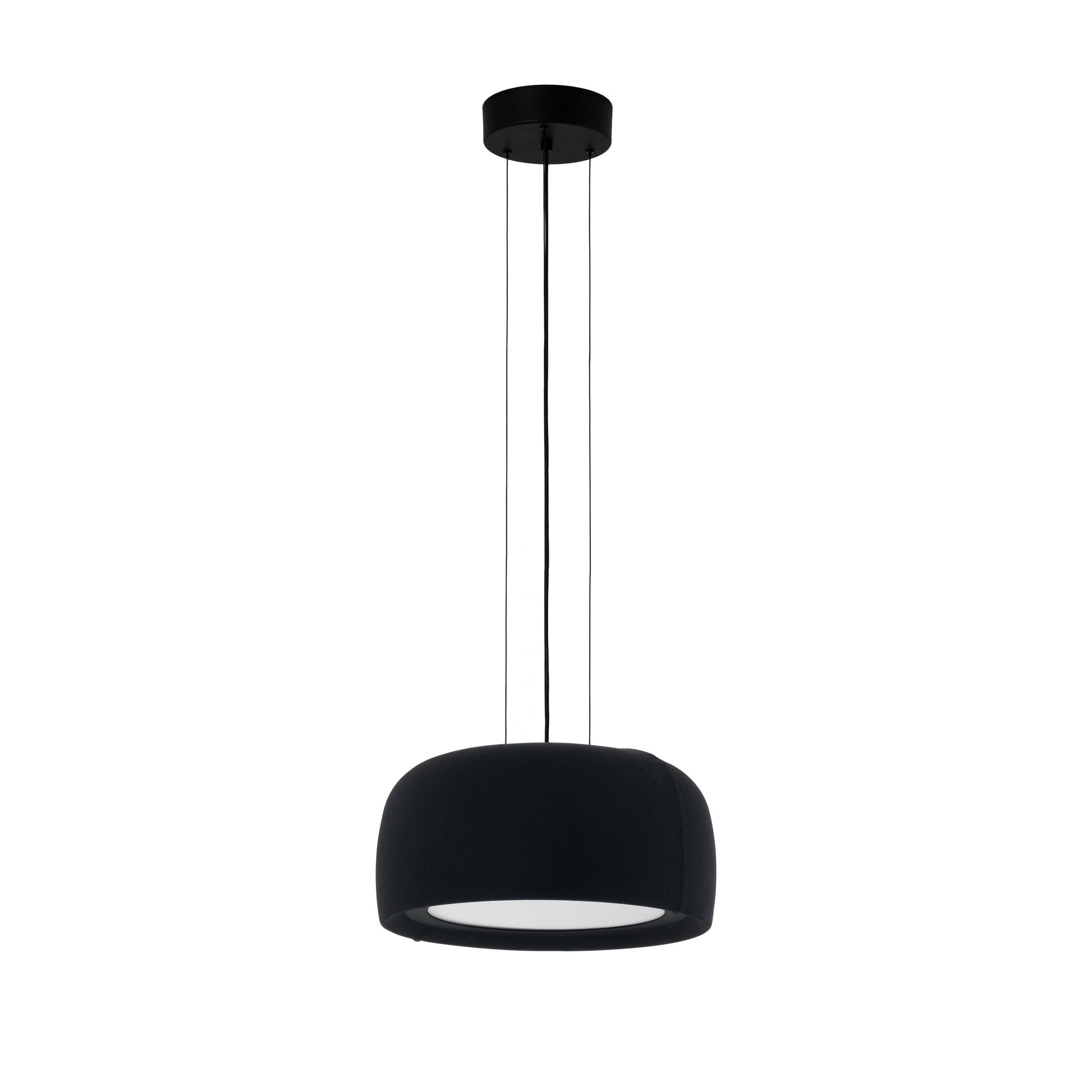 Gong Ø340 Microprisma - Negro / tejido negro