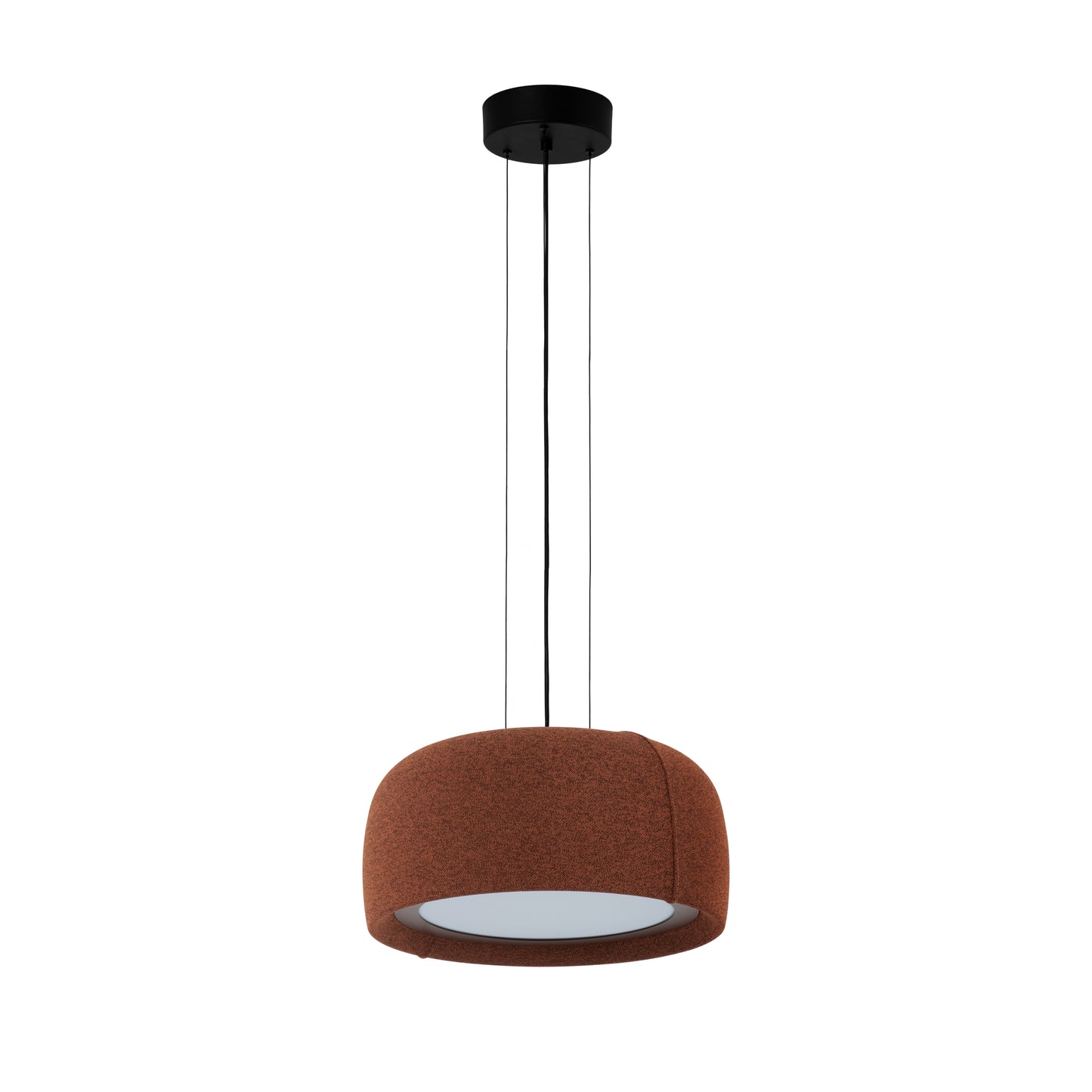 Gong Ø340 Opal - Marrón RAL 8016 matt / tejido rojo
