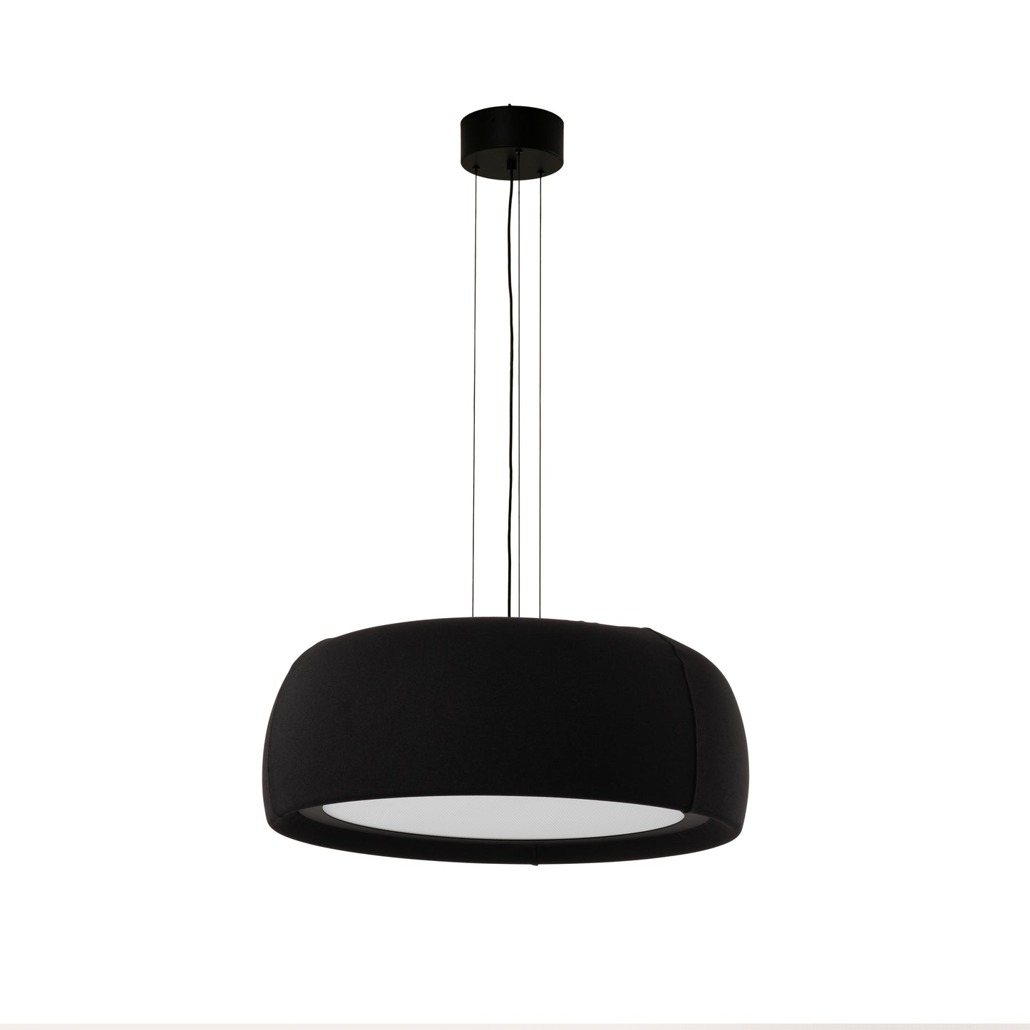 Gong Ø600 Microprisma - Negro / tejido negro