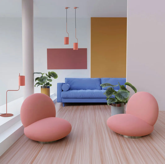 MASSMI FLAMINGO lámpara de pie en ambiente interior
