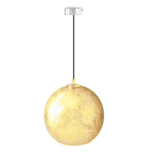 MASSMI AURA Lámpara colgante Pan de Oro Ø30cm