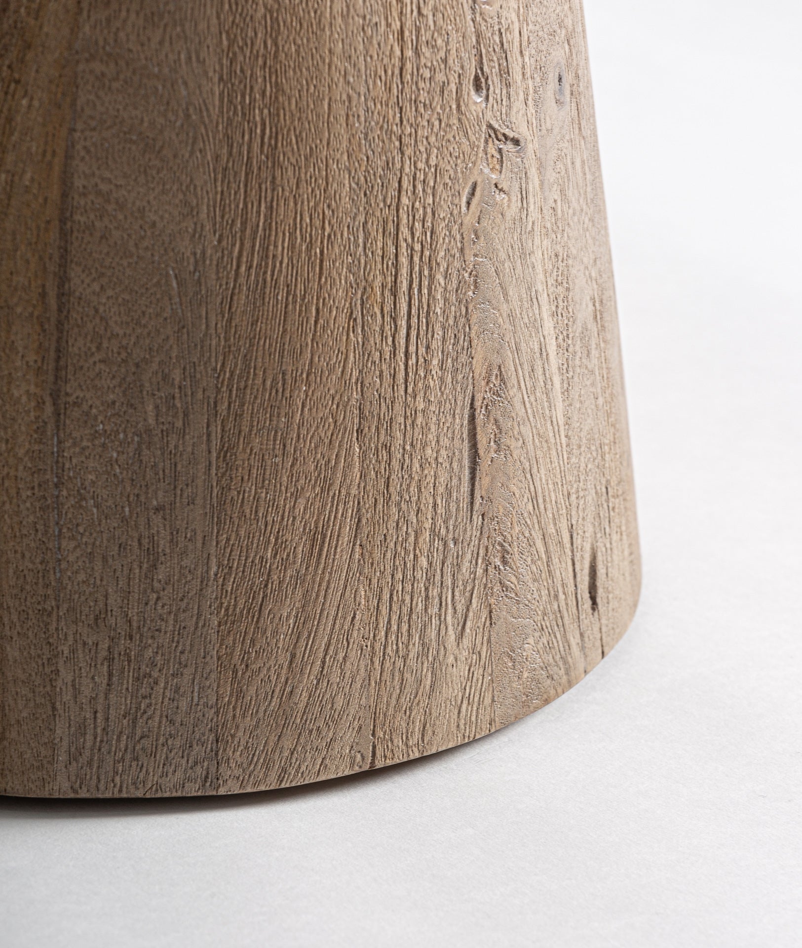 Base de madera de mango maciza de la mesa auxiliar Lautrec