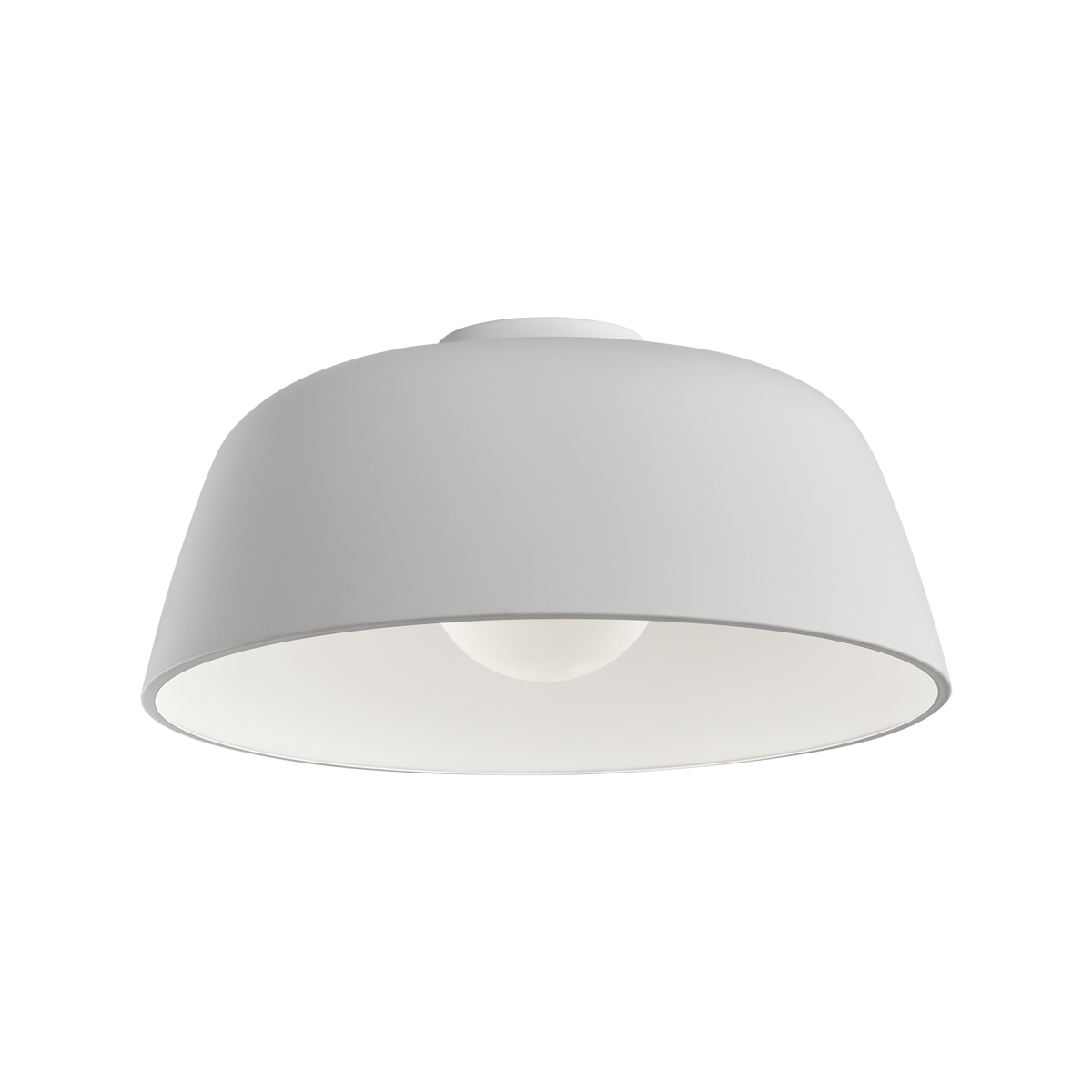 Plafón de techo Miso de LEDS C4 en blanco con interior dorado, diámetro 43,3 cm, referencia 15-8331-14-DL