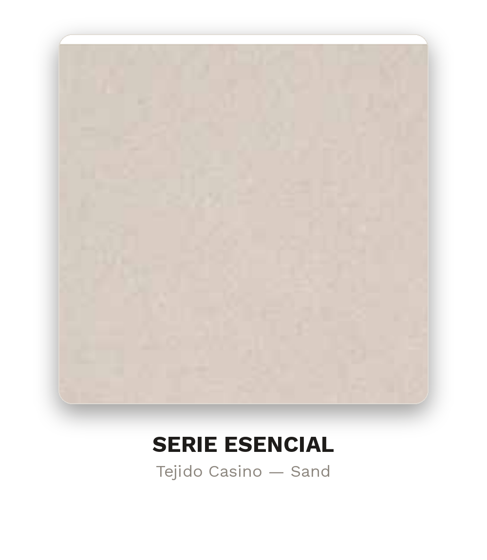 Muestra Serie Esencial - Tejido Casino Sand