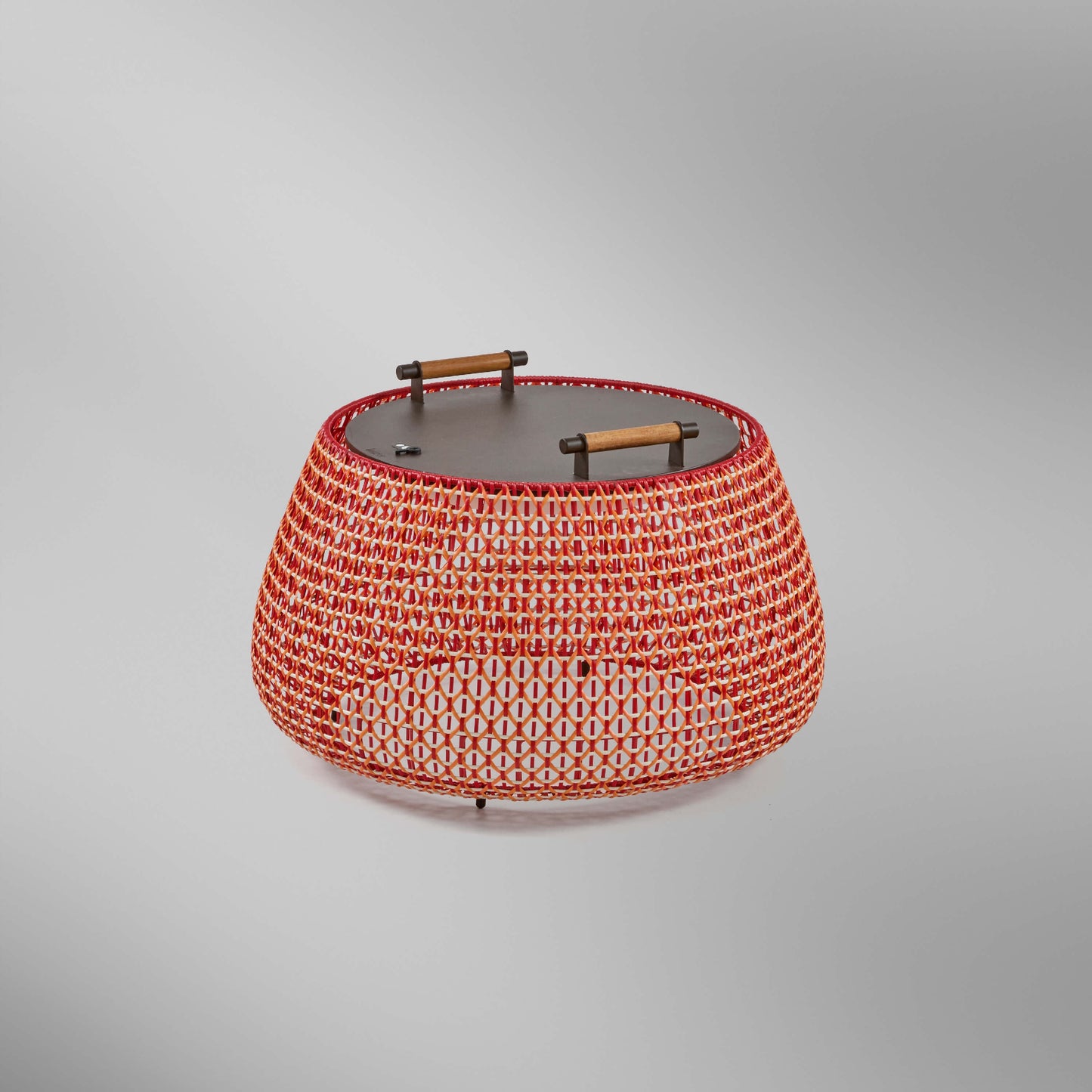 Lámpara de pie recargable Nans Bag/38/R Outdoor de Bover con pantalla Roja