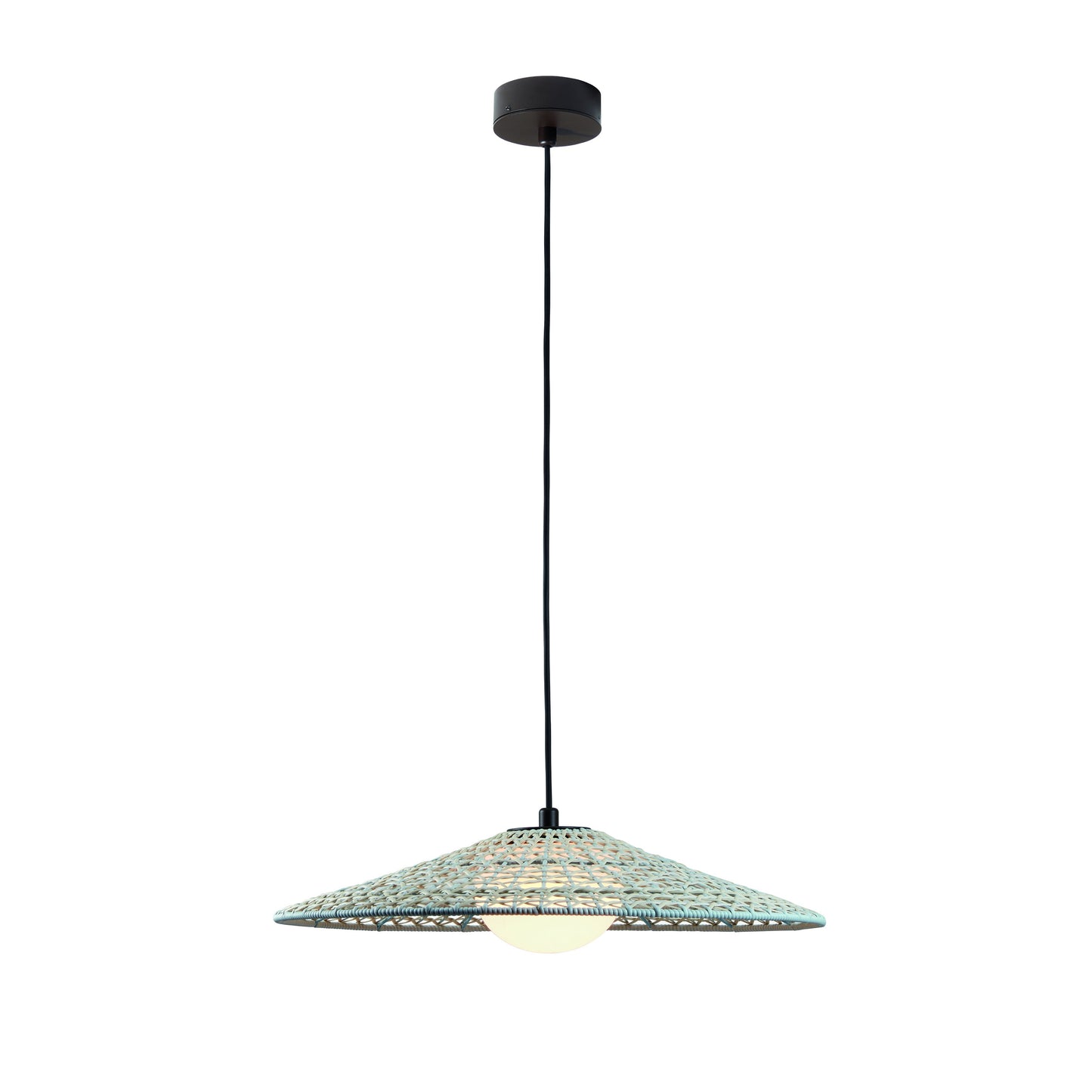 Lámpara colgante Nans S/55 Outdoor de Bover con pantalla Beige de 55 cm