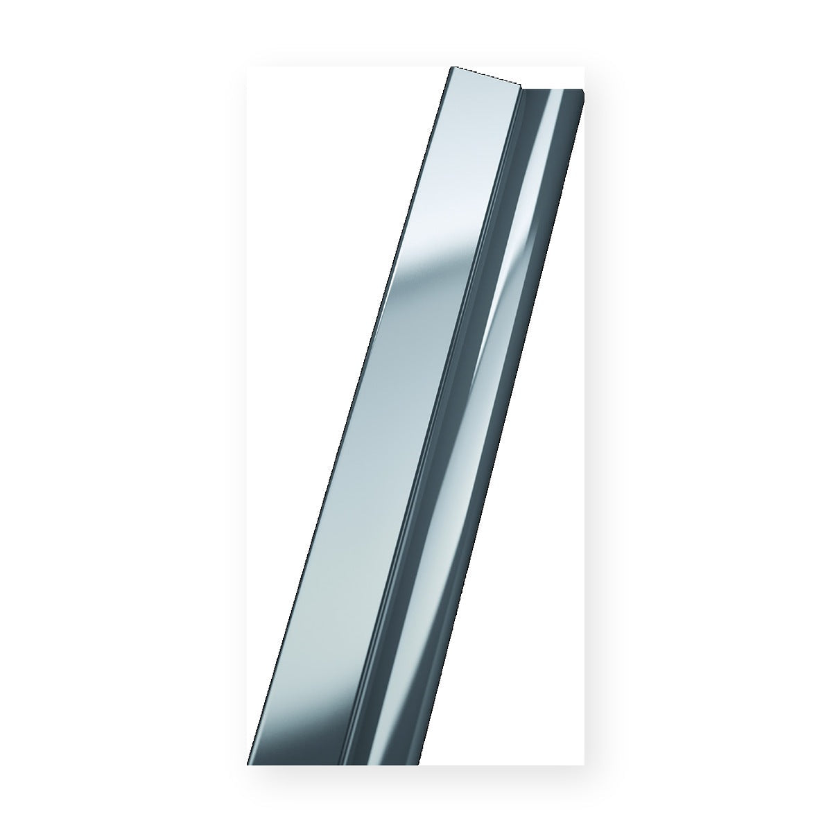 Perfil de pared Novellini en acabado silver abrillantado