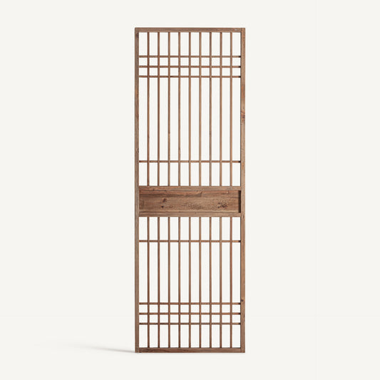 Panel decorativo Truel Vical, celosía de madera de pino reciclado de 294 cm