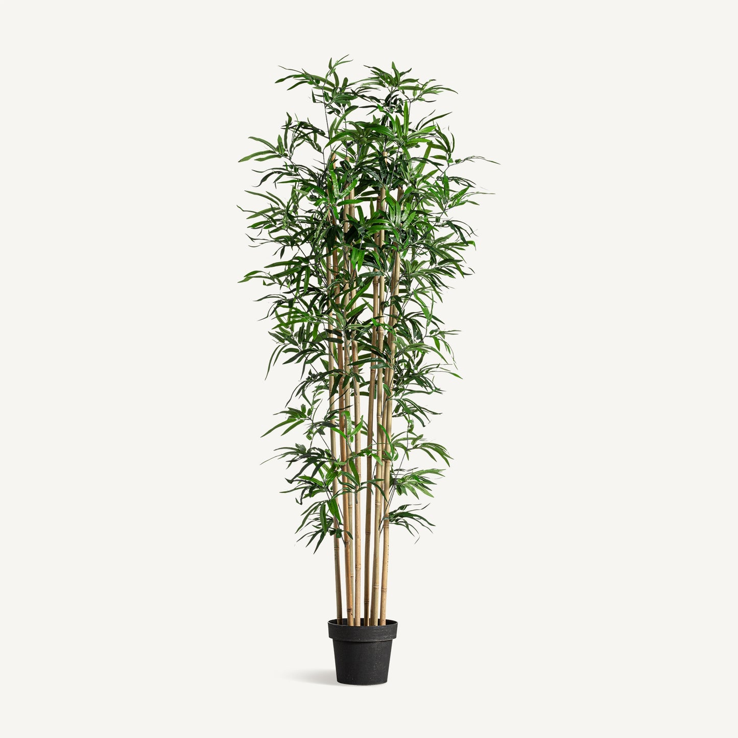 Planta artificial bambú Vical verde con maceta, plegable 180 cm