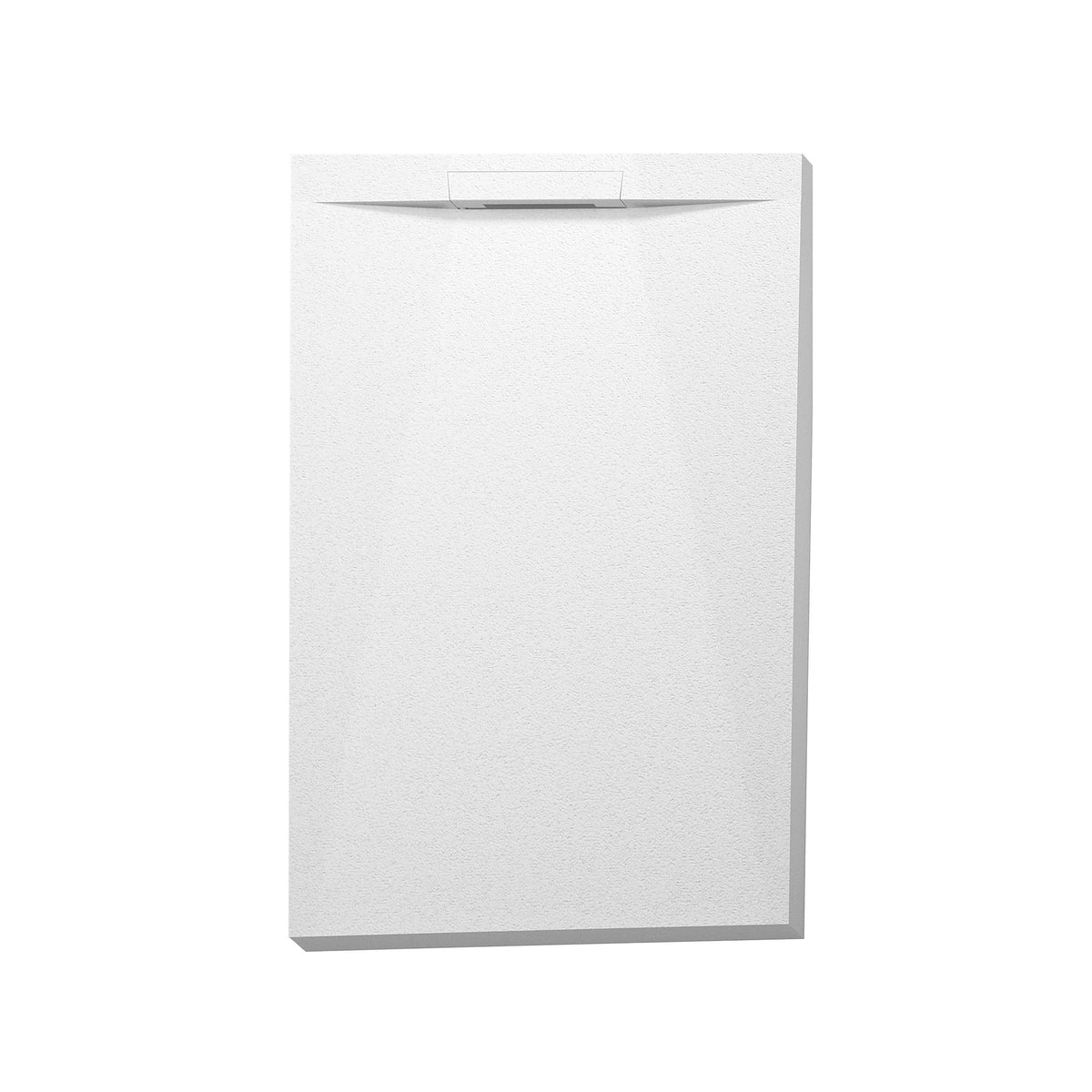 Plato de ducha Gandi Plus Get Up & Design en acabado blanco RAL 9003, de frente y completo